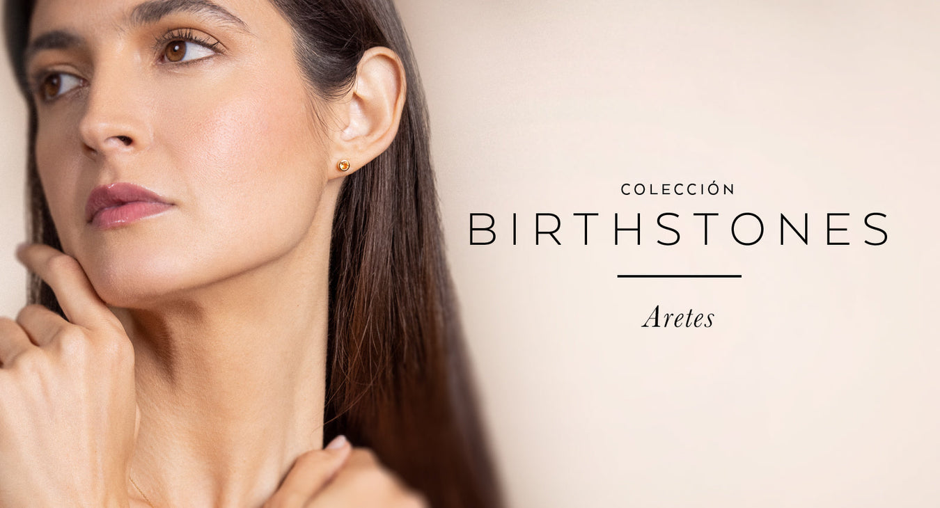 Aretes Birthstones o Piedras de Nacimiento